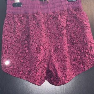 Lululemon Athletica Mosaic Pink Athletic Shorts